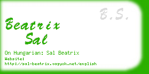 beatrix sal business card